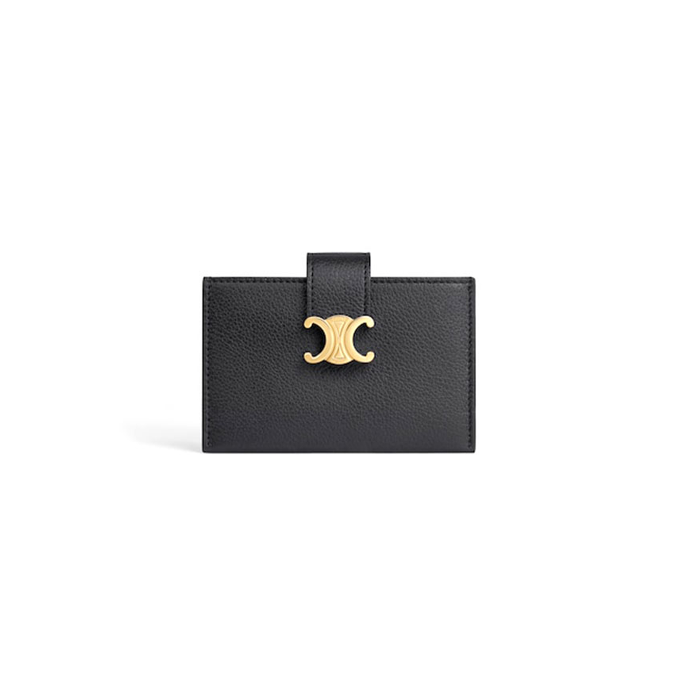 CELINE ACCORDEON CARD HOLDER NINO IN SUPPLE GRAINED CALFSKIN  10N843GHH.38NO (11*7*2.5cm)